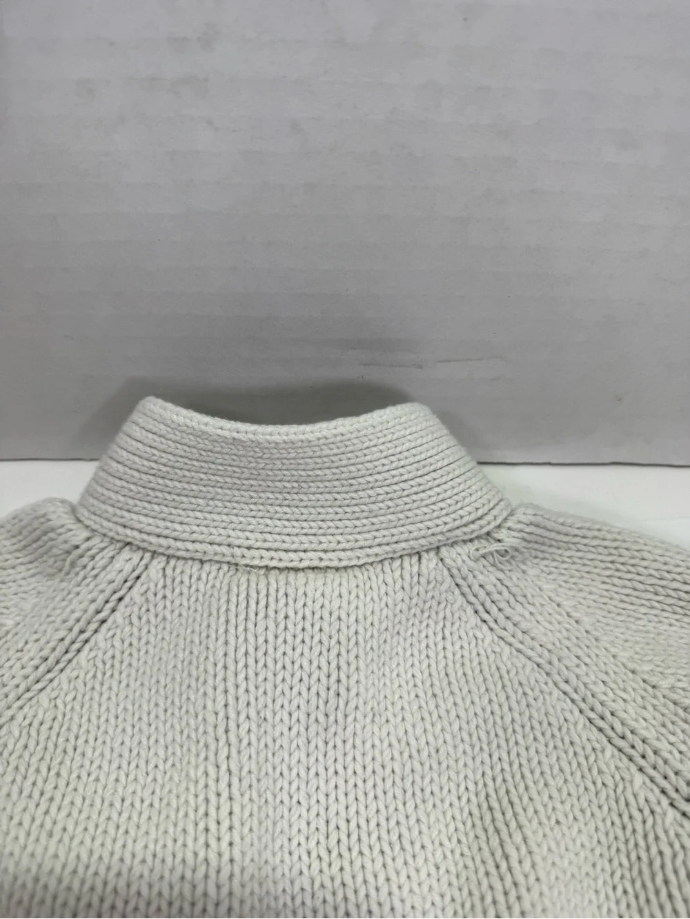 OshKosh B'gosh Cream Knit Toggle Pea Coat